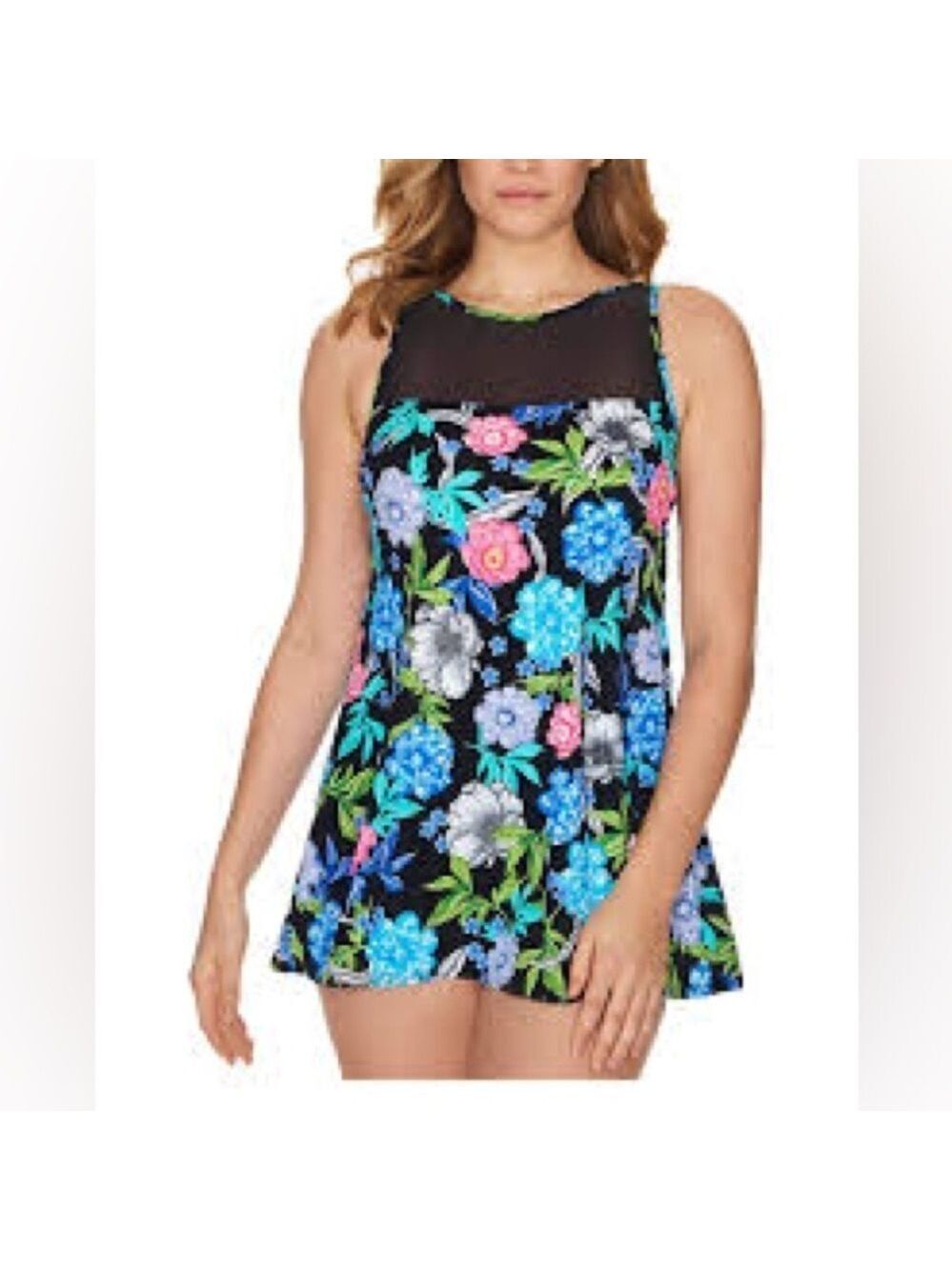 SWIM SOLUTIONS SWIMDRESS/SWIMSUIT SZ 12